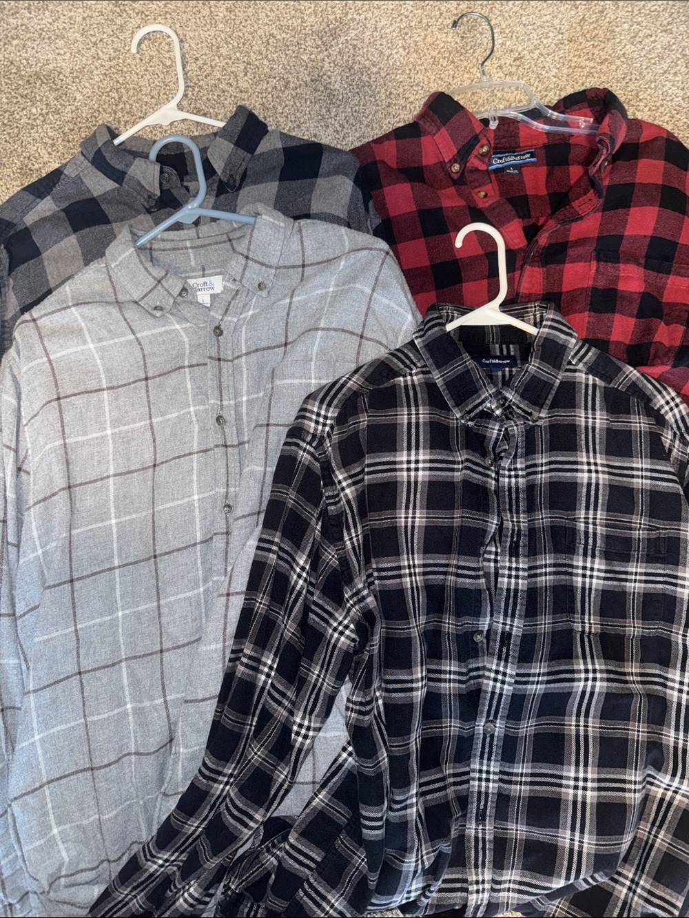 Bundle of 4 Flannel Shirts